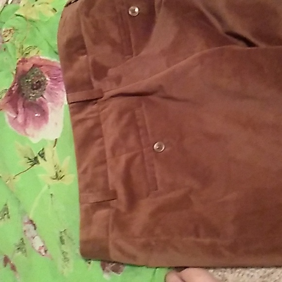 Victoria's Secret Brown Christie Fit Velvet Pant 4 - Picture 11 of 15